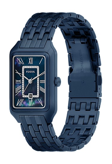 Raquel 26mm Three-Hand Navy Stainless Steel Watch - Image 7